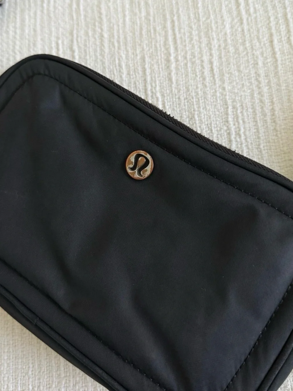 lululemon athletica Black Nylon Crossbody Bag